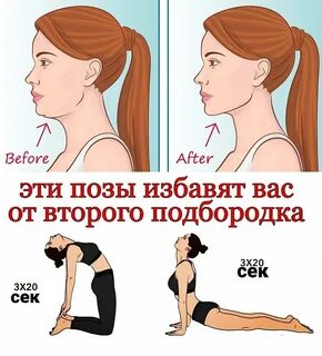 Упражнения чтоб убрать подбородок