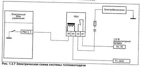 Схема подключения бензонасоса уаз