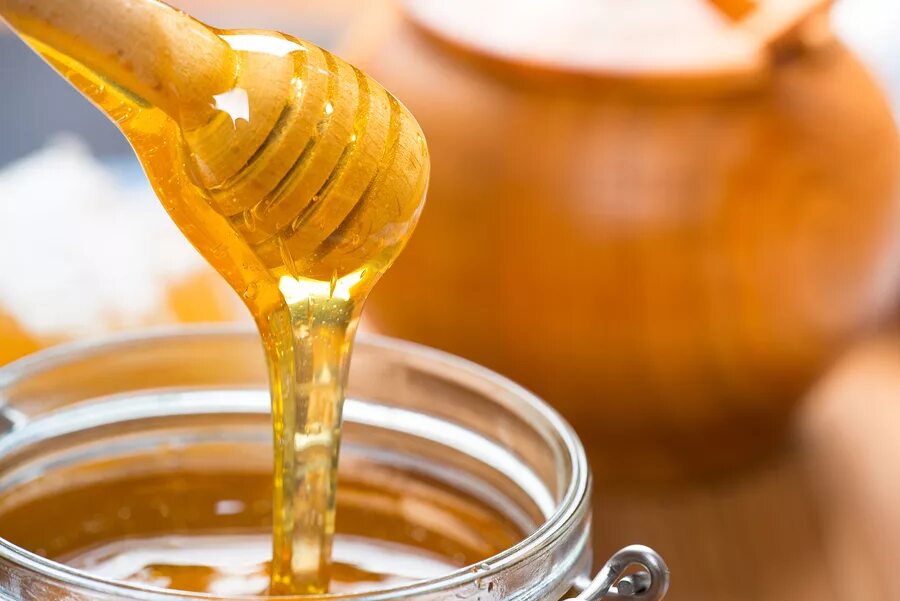 Мёд. Мёд натуральный. Мёд цветочный. Густой мед. Much honey