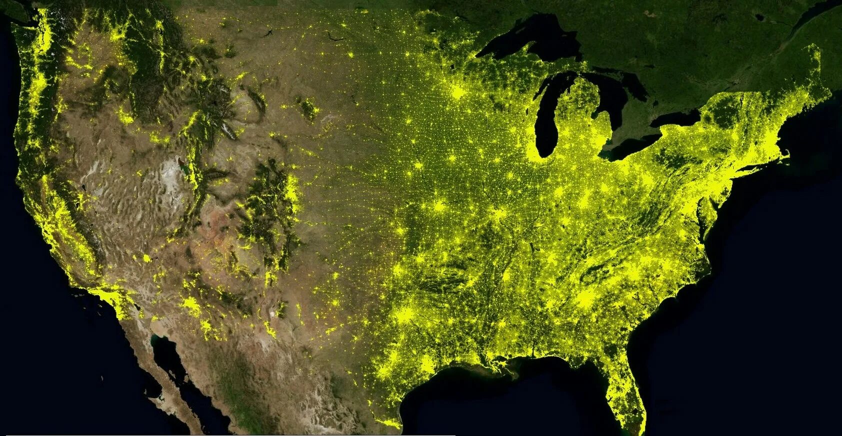 Расселение сша. Карта плотности населения США. Плотность населения США на карте 2020. Плотность населения Америки на карте. Плотность населения CIF.