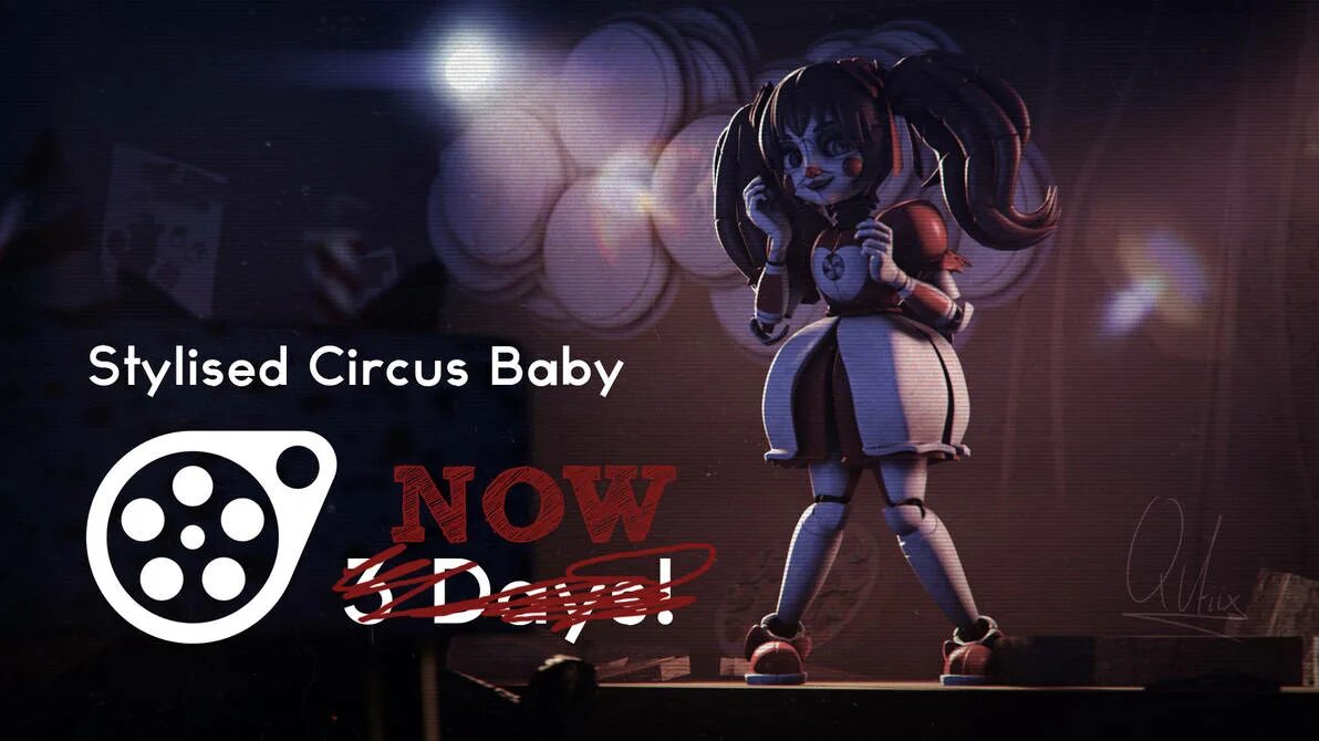 Circus Baby Qutiix. Qutiix Бэйби. Бейби ФНАФ Qutiix. ФНАФ stylized Circus Baby. Бэйби бэйби ю песня