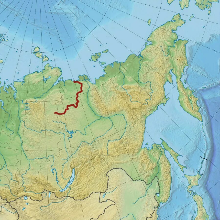 карта юга области - Старый Братск