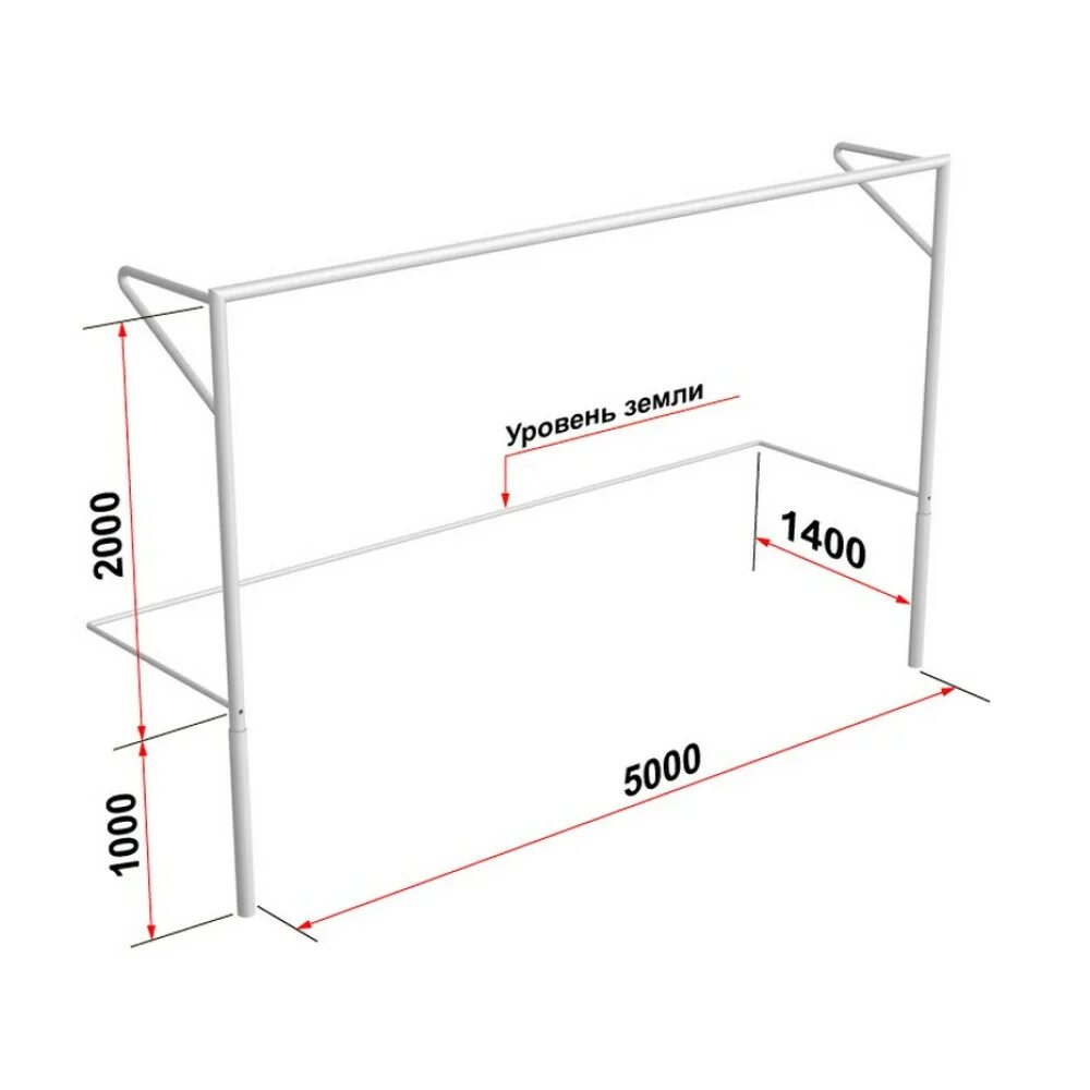 Высота футбольных ворот 2 метра. Юниорские ворота 7х2. Футбольные ворота Размеры. Чертеж футбольных ворот. Ворота для мини футбола Размеры.