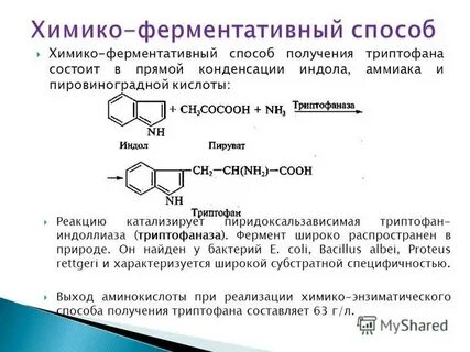 Триптофан совместимость