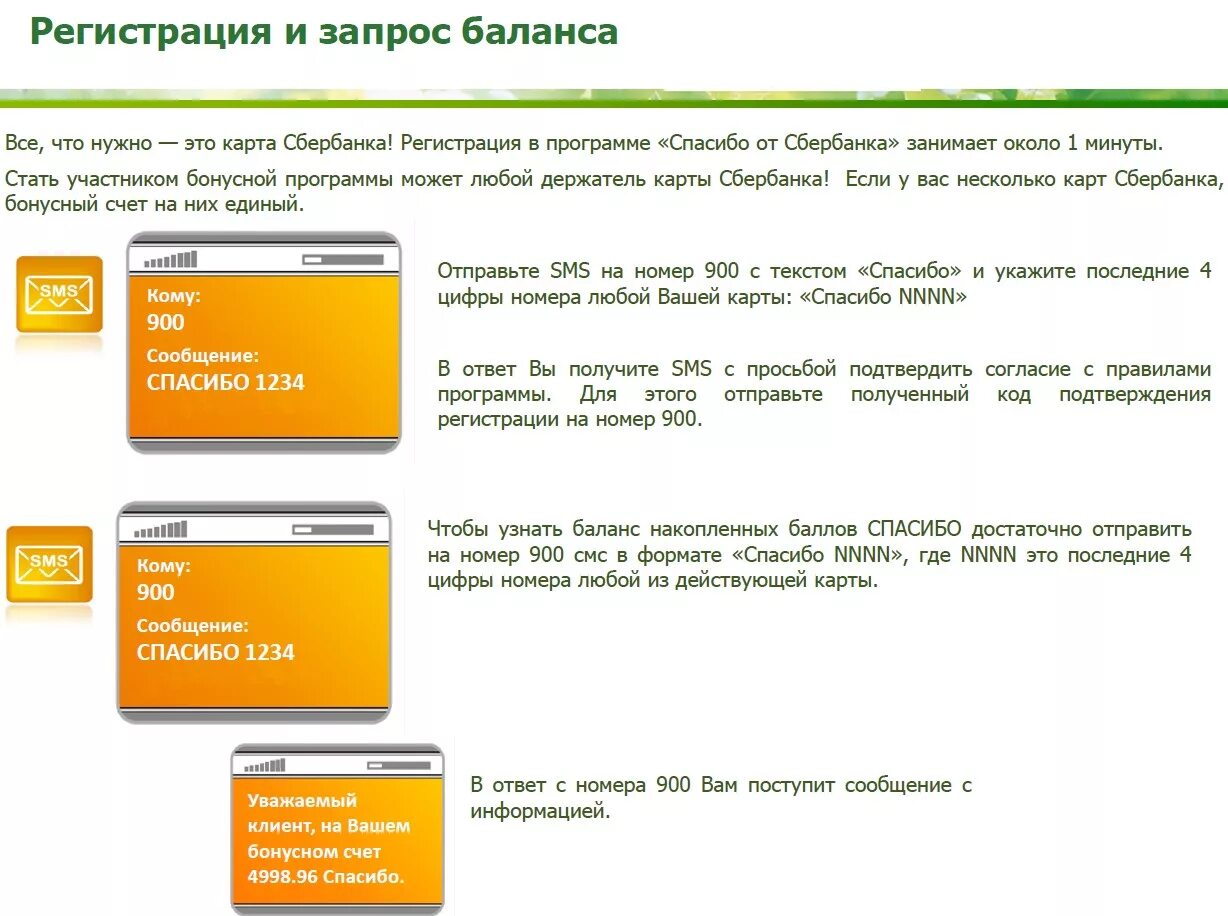 Запросить баланс карты