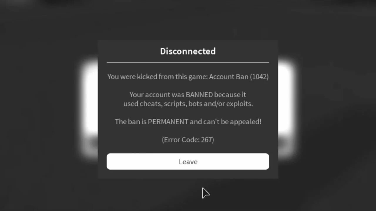 Бан в роблоксе навсегда