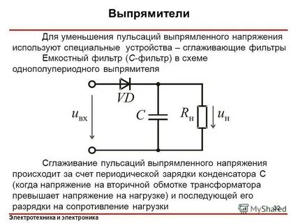 Коэффициент пульсации выпрямителя