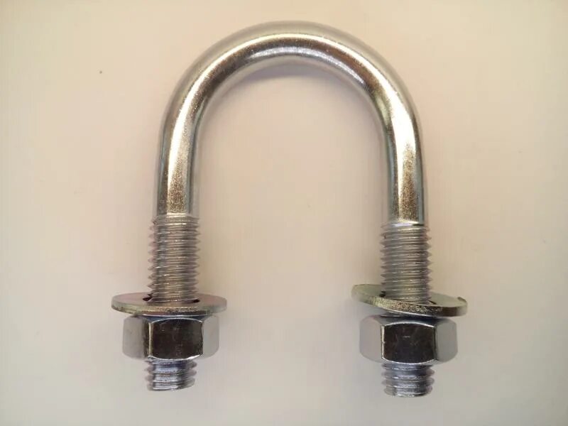 Скоба u образная а 46 din 3570. Хомут по гост 24137-80. 9-105-h140) цинк (fortisflex 63127). Хомут u образный м8. Рым - болт (1/4"-20 x 4-1 / 4" oal, 2 " ) 296480404 (шт).