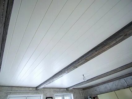 Вагонка на потолок (75 фото) .