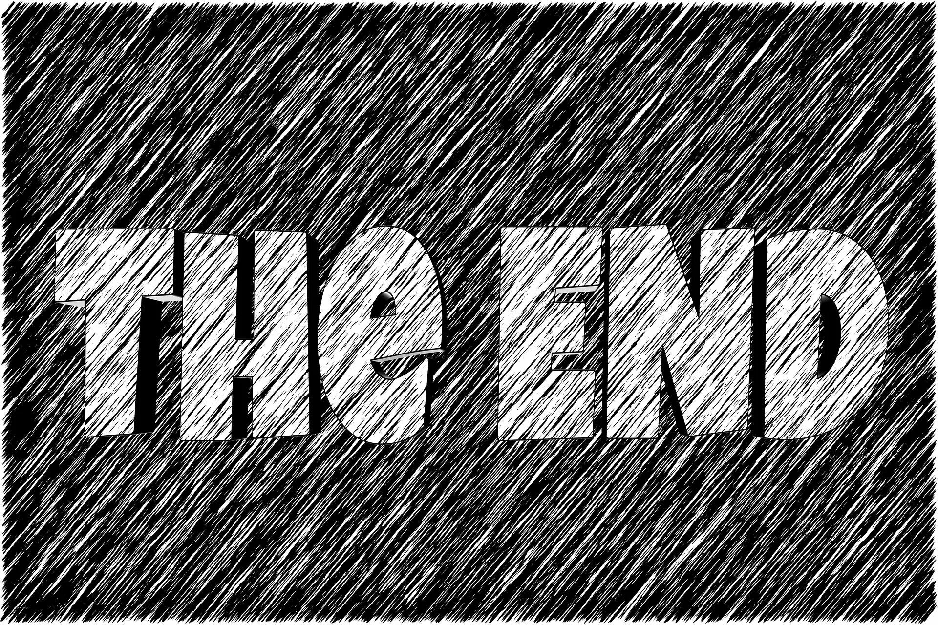 Картинка the end. The end. In the end картинка. Картинка с надписью the end. In the end надпись.