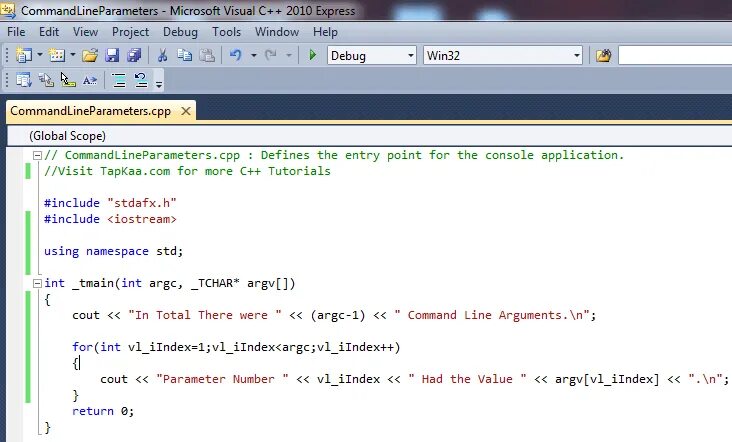Cpp console