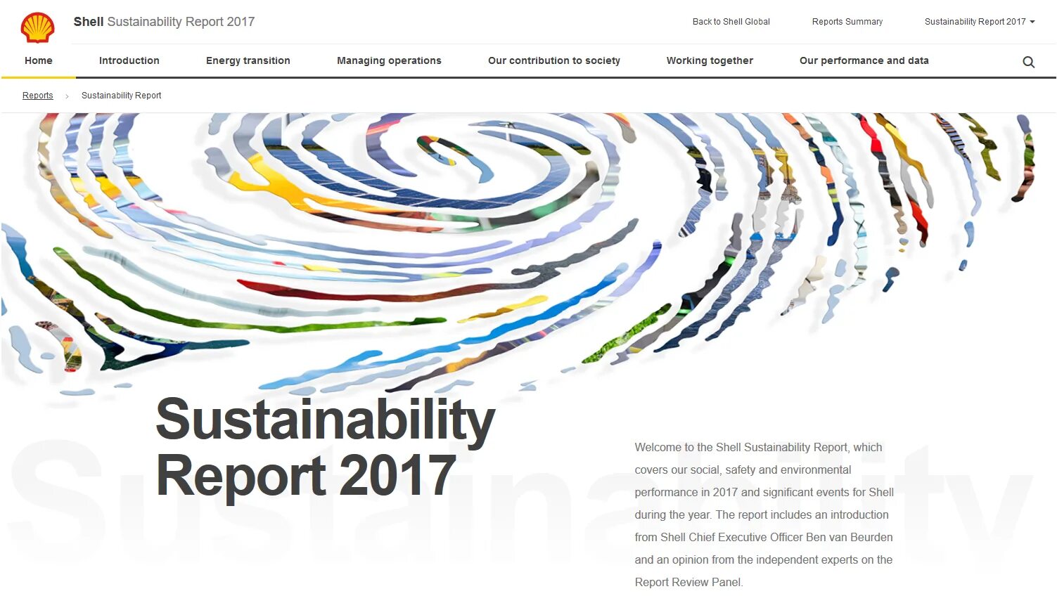 Sustainability Report 2022. Shell Sustainability Report 2022 Map. Sustainability report