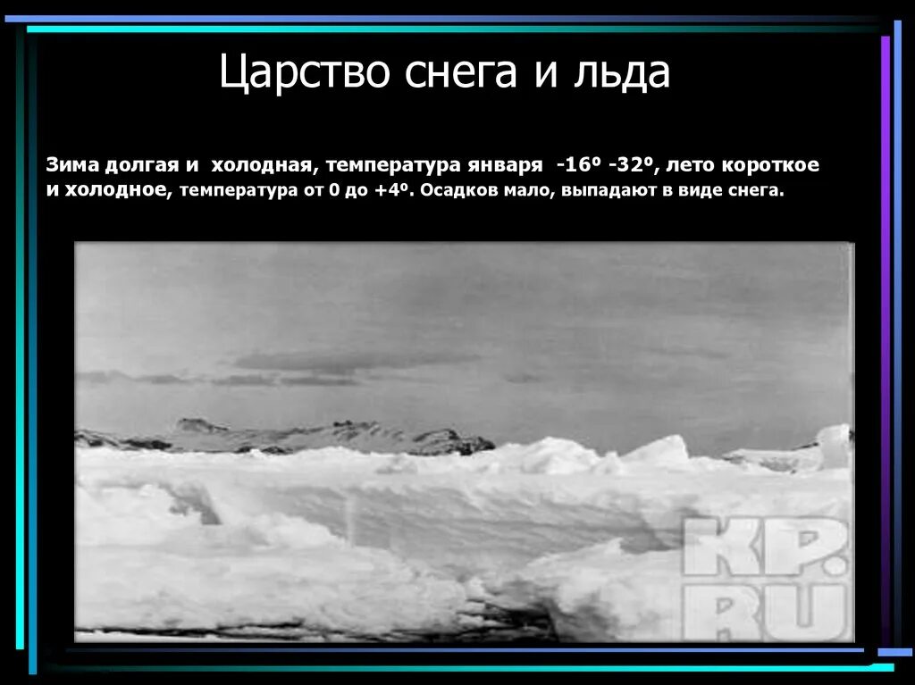 Тундра температура января
