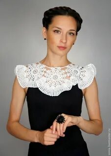 Модные воротнички крючком