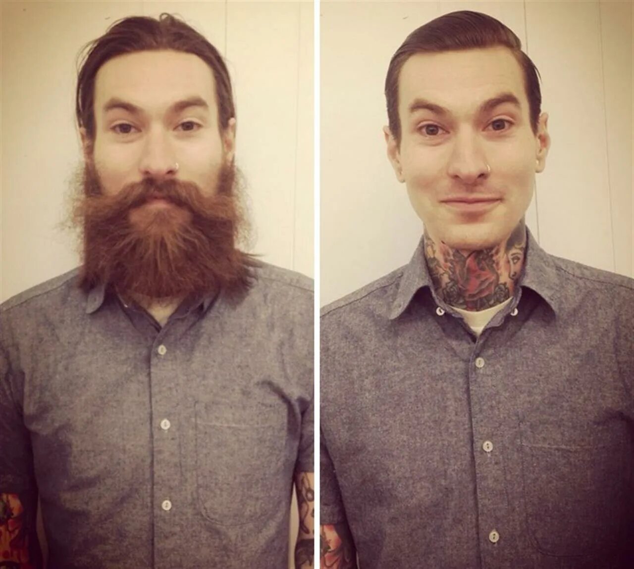 Парни с бородой и без. Мужчина без бороды. Борода до и после. Мужчины с бородой и без до и после.