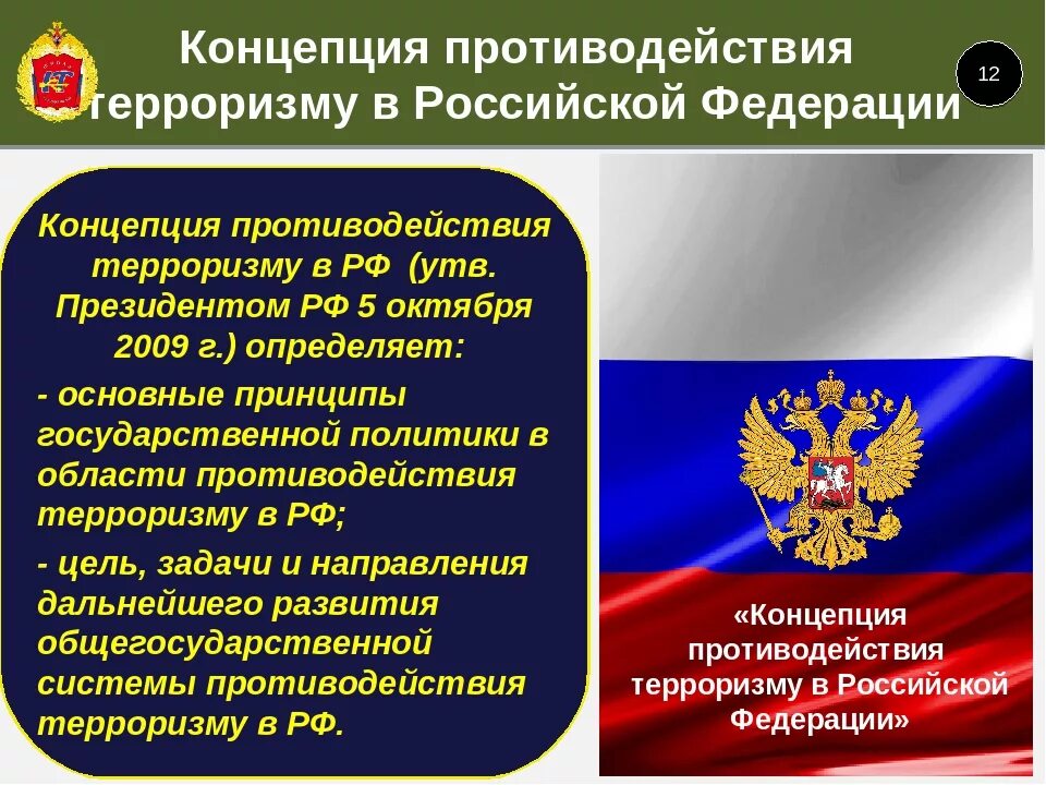 В российской федерации является государственной. Концепция противодействия терроризму. Концепция противодействия терроризму в Российской Федерации. Понятие противодействие терроризму. Концепция противодействия терроризму в Российской.