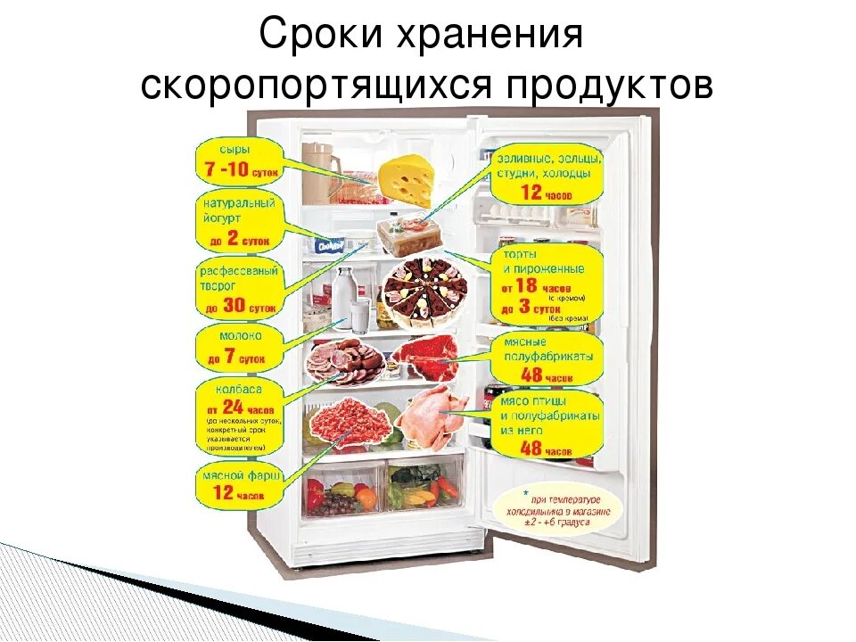 Сроки хранения продуктов. Хранение скоропортящихся продуктов. Сроки хранения продуктов в холодильнике. Сроки реализации скоропортящихся продуктов.