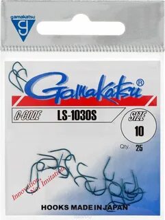 Крючки gamakatsu размеры