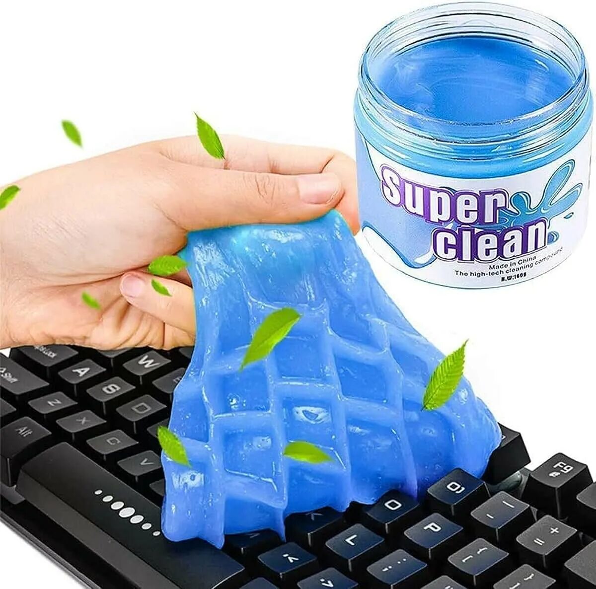 Лизун для ноутбука. Super clean up. Cleaning compound. Слайм для чистки клавиатуры. Super clean up.