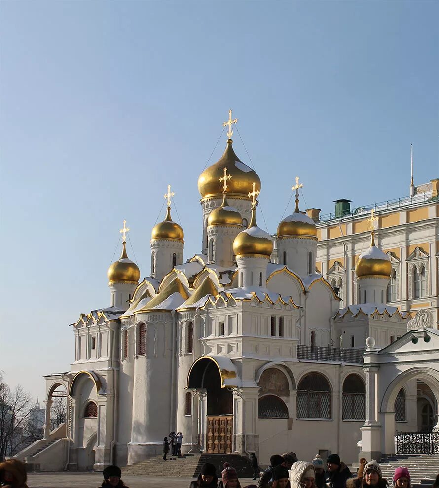 Кремлевские храмы. Благовещенский храм Московского Кремля.