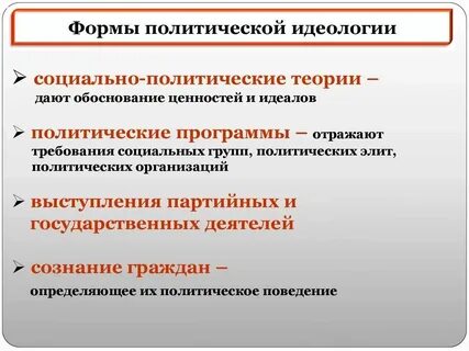 Экономика политика идеология связь