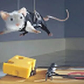 Однажды мышь запрыгнула на самый верх банки