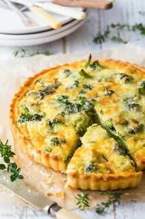 Заливной пирог с брокколи