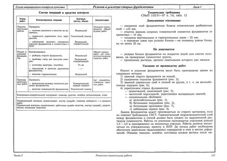 Требования к качеству работ