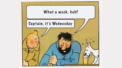 ...to a panel from The Adventures of Tintin comics depicting characters Tin...