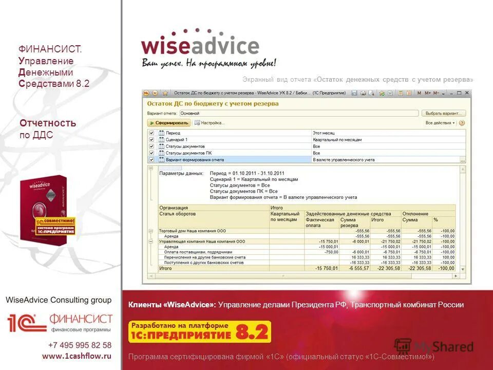1c wiseadvice. 1c wiseadvice
