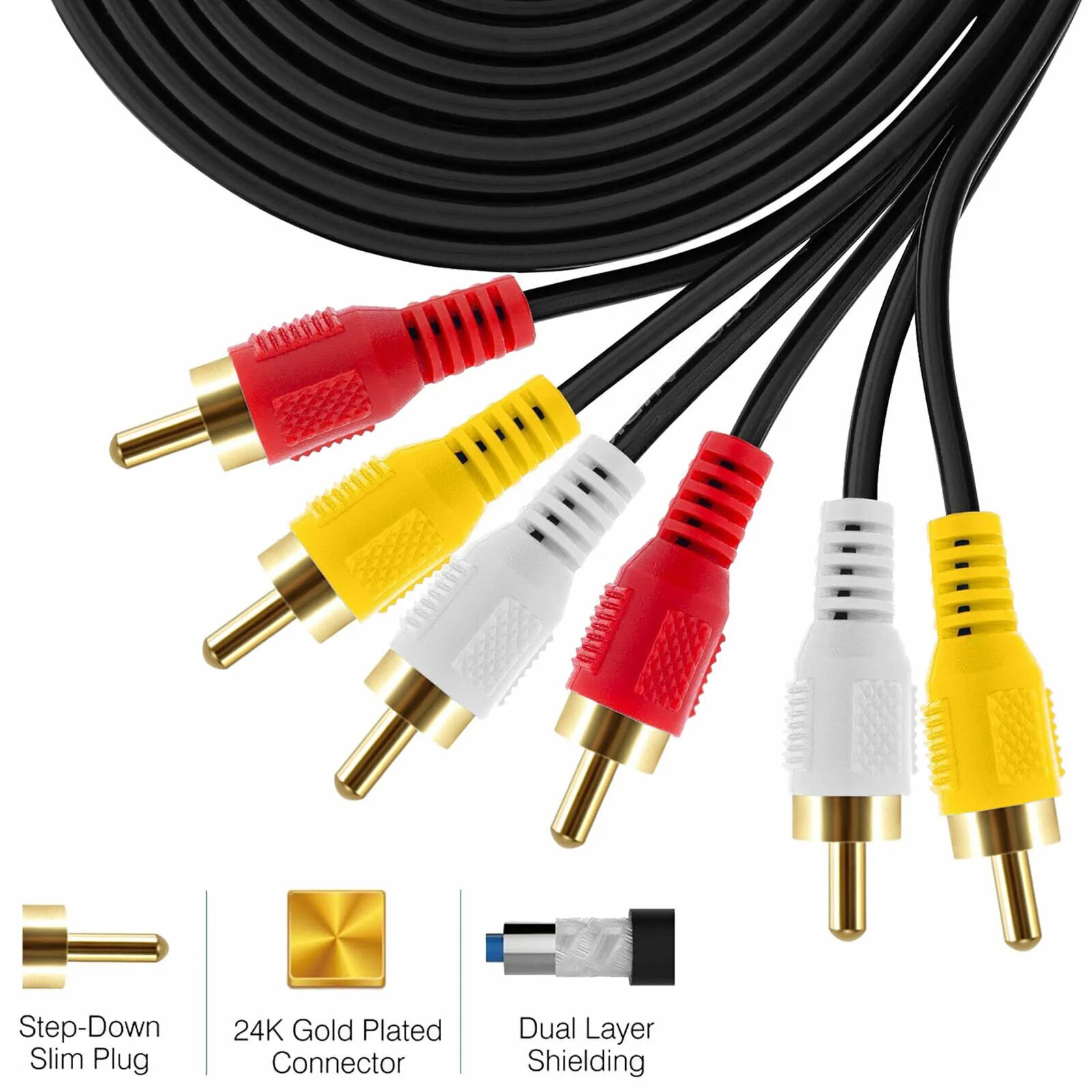 Цвета тюльпанов проводов. Шнур 3rca-3rca 3,0м Technolink. Шнур 3rca - 3rca 7,0м. U-Audio RCA Cable. USB RCA кабель для аудио Hi Fi.