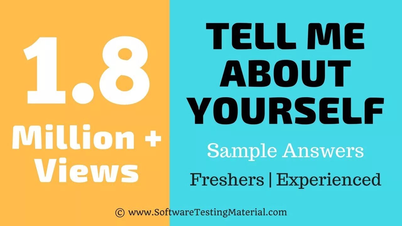 About yourself interview. Tell me about yourself interview example. tell 3.