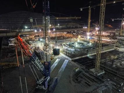 Самая большая стройплощадка атомного объекта в мире