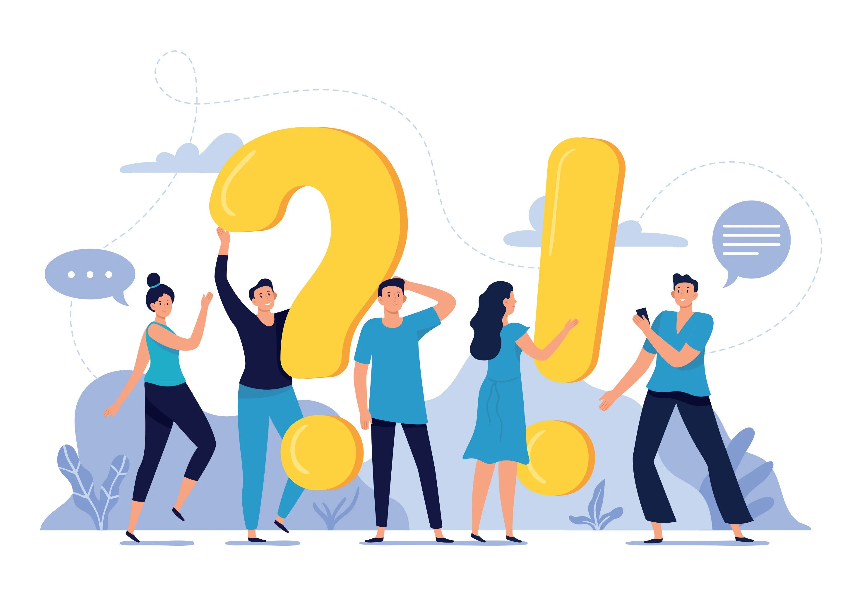 Having asked a question