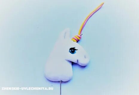 Единорог из воздушного пластилина