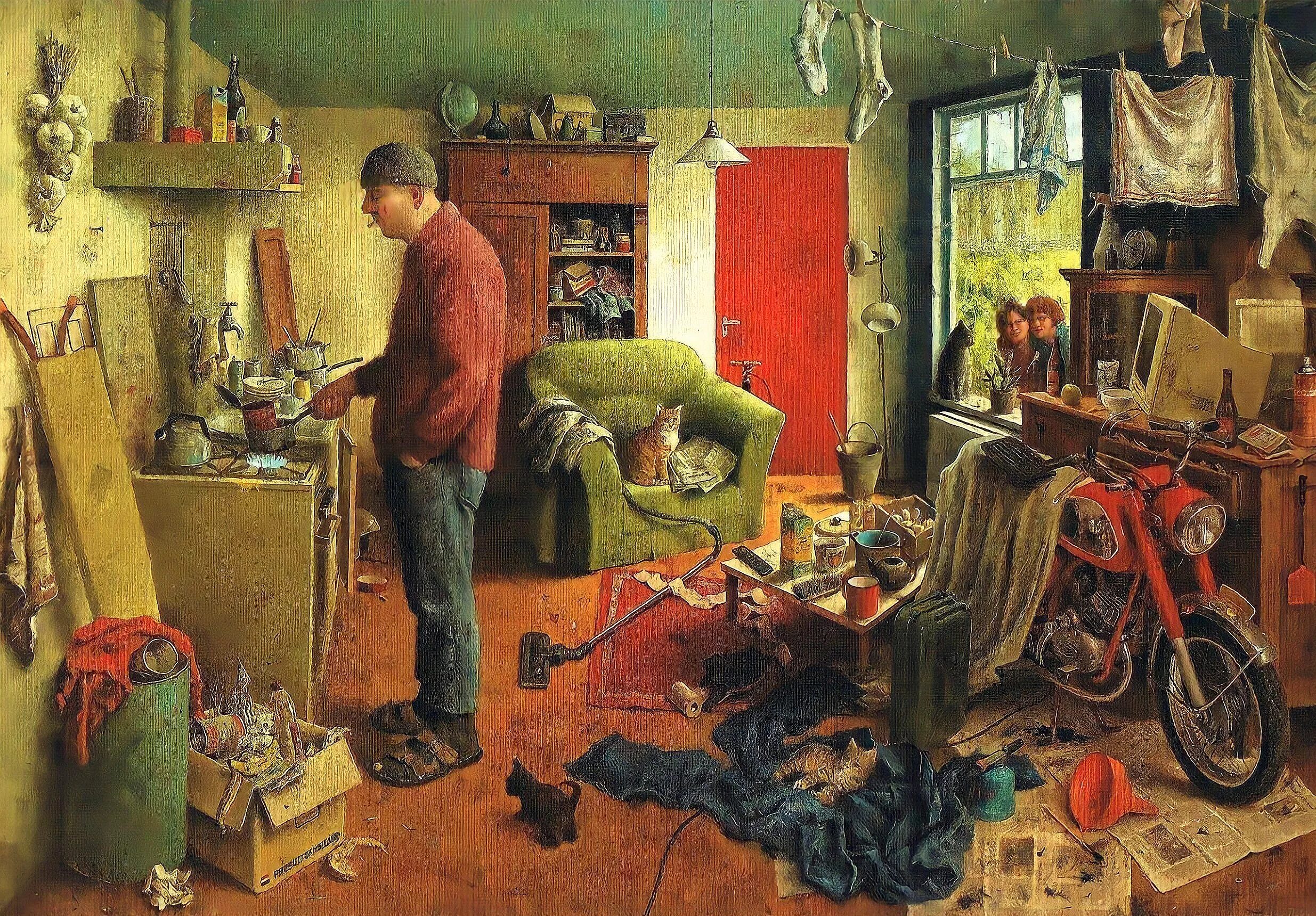 Порядок картина. Мариус Ван Доккум, 1957. Мариус Ван Доккум картины. Мариус Ван Доккум Холостяк. Голландский художник Мариус Ван Доккум Marius.