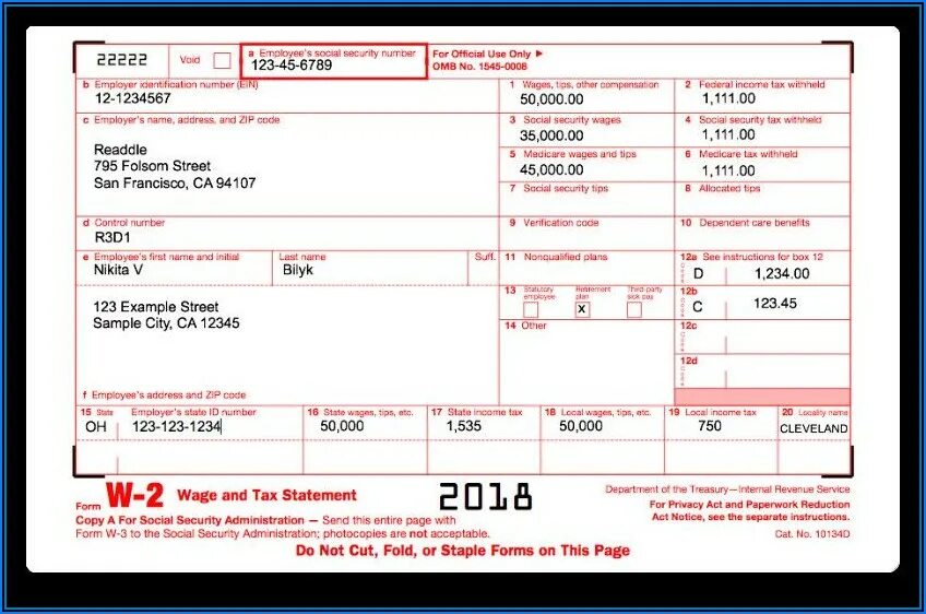 Form 2 support. Форма w2. w-2 form example. образец w2. форма w-2 pdf.
