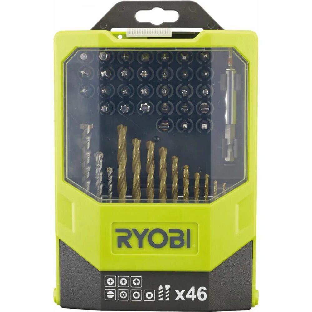 Ryobi rak19hhs2 (19 предметов). Мелкие кейсы ryobi для сверл по металлу. Набор сверл в красной коробке. Риоби бур. Набор бит ryobi rak31sdci.