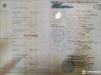 Номер рамы в птс