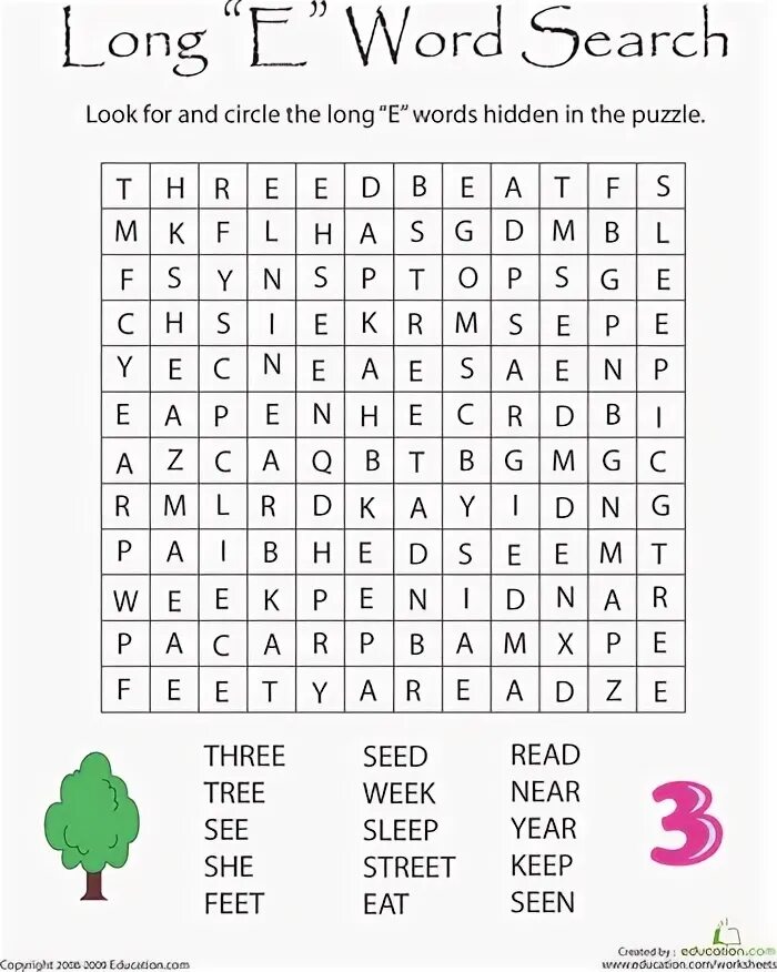 Find the words with a sound. Wordsearch long e (e,ee,e_e). long ee worksheets. long ee words worksheet. ee ea y word search.