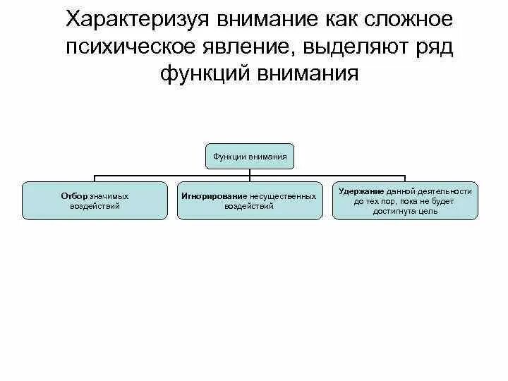 Психические явления внимание