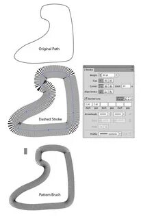 Stroke paths