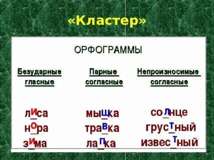 Слова с парными безударными гласными