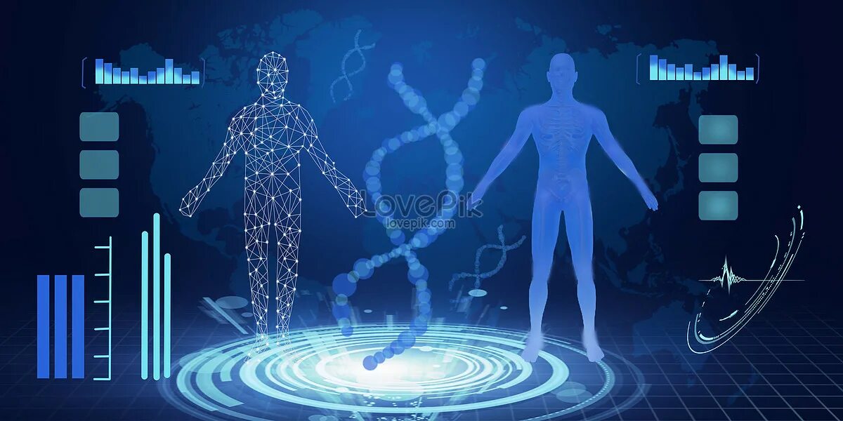 Генетика. Body technology. Биохакинг shutterstock. Энергия в теле. Энергия человека.