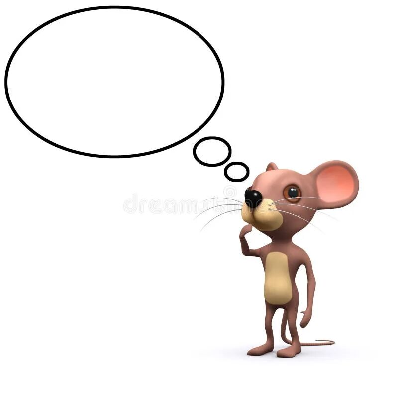 Мышь думает