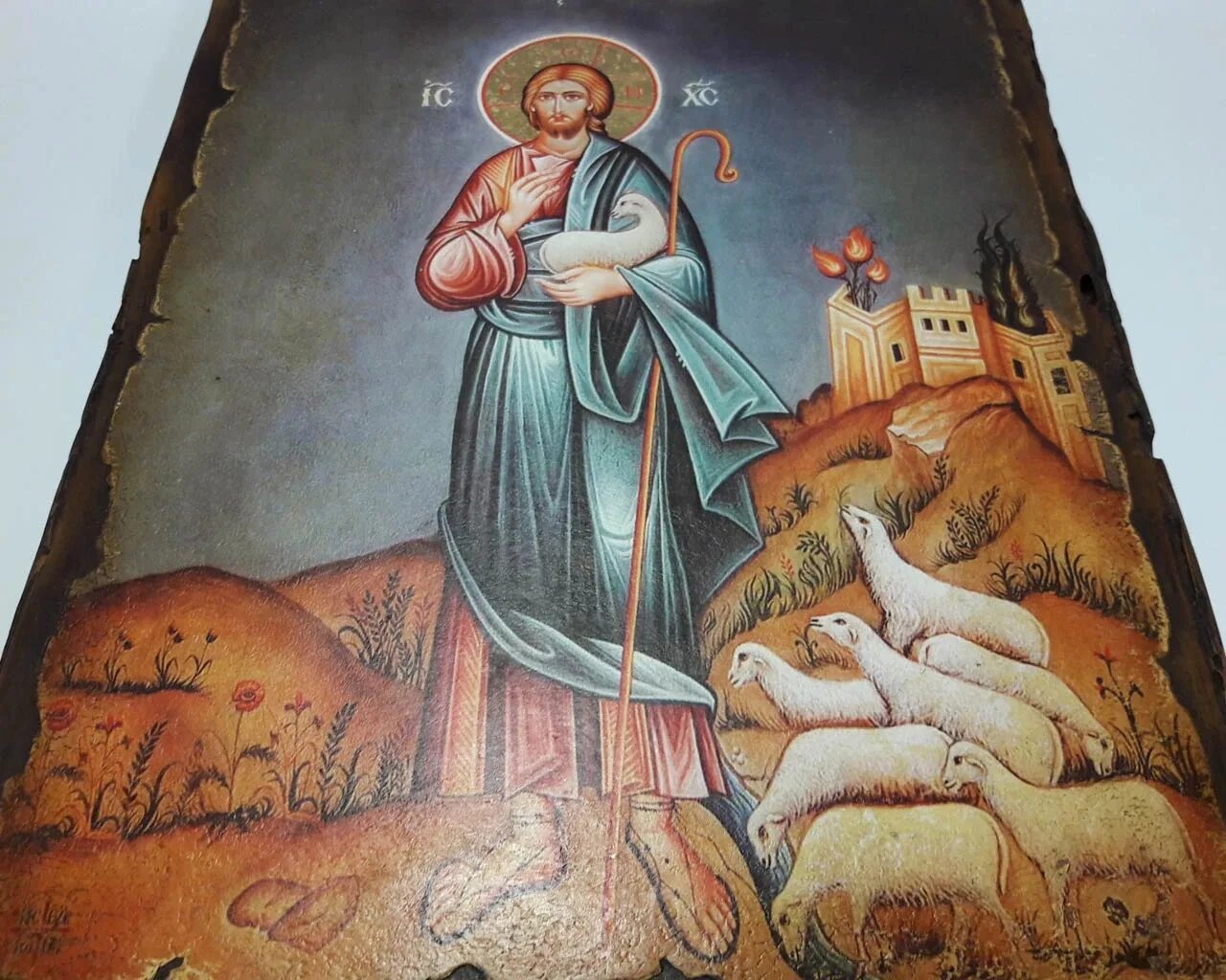 Пастырь добрый икона. Афон, икона добрый Пастырь. Икона Пастырь добрый Болтинская. Икона Пастырь Божий.