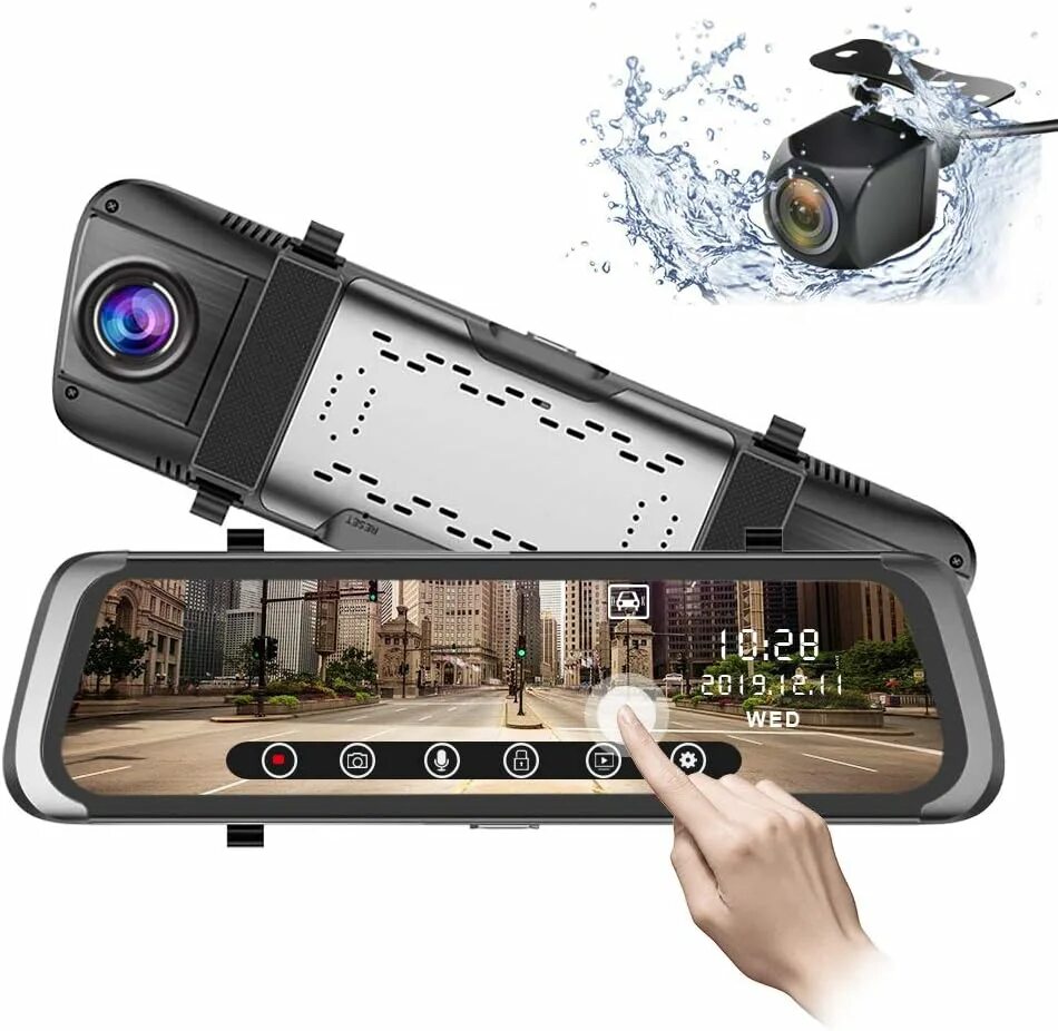 Видеорегистратор screen starlight night vision dash cam. Видеорегистратор hd touch dual lens driving recorder. streaming rearview-mirror car dvr. бортовой видеорегистратор зеркало rearview mirror. rearview mirror car recorder 1080p.