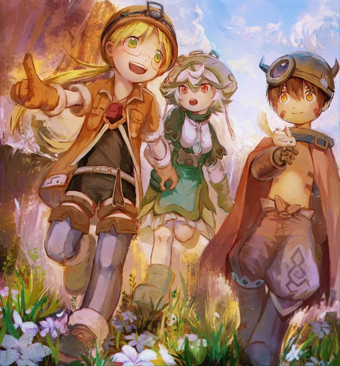 Рико made in Abyss. Made in Abyss Вуэко арт. Made in Abyss рег Рико и Наначи. Рико бездна