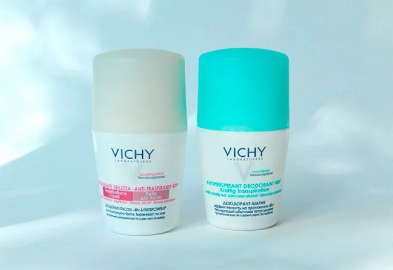 Какой лучший дезодорант от пота. Виши дезодорант красивая кожа 48 часов. vichy дезодорант шариковый. виши, гарньер дезодорант. дезодорант от пота.