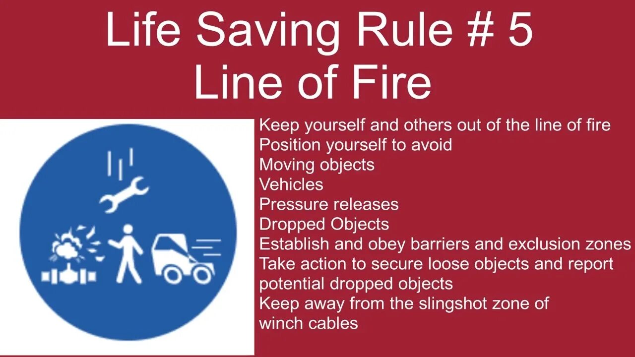 Saved rules. 12 life saving rules.